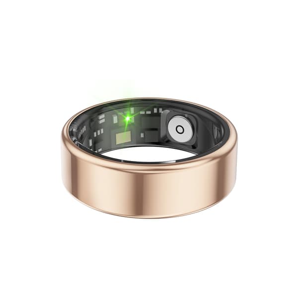 Smart Ring med 30 dagers batteritid, IP68 vanntett, hjertefrekvens, oksygennivå og søvnovervåking Gold 10