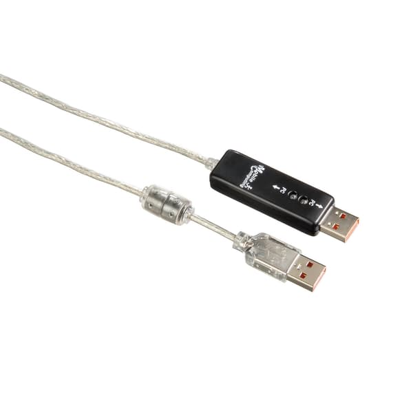 HAMA USB 2.0-koblingskabel for tilkobling av to datamaskiner