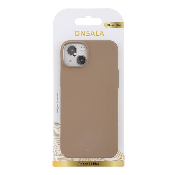 Mobildeksel Ultraslim Sand Burst Beige - iPhone 15 Plus