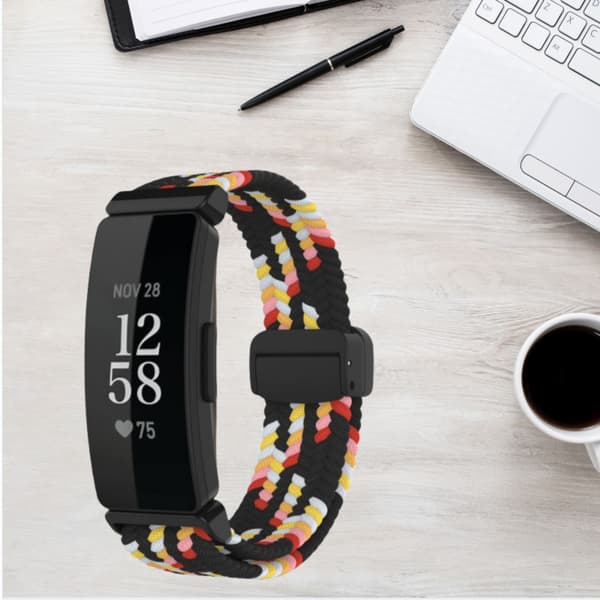 Nylon urrem til Fitbit Inspire 3 MultiColor