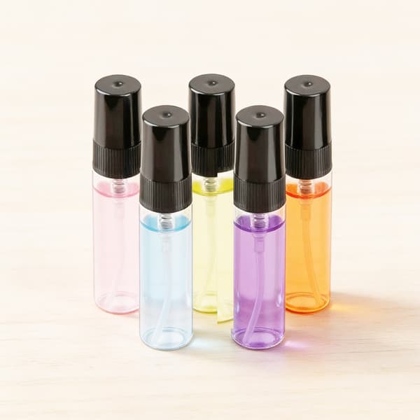 Liten parfymeflaske, 5 ml - 5 stk Black