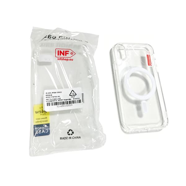 iPhone XR mobilskal för MagSafe laddare Transparent