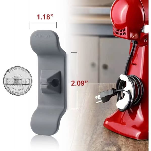 Sladdhållare för köksmaskiner 3-pack Black