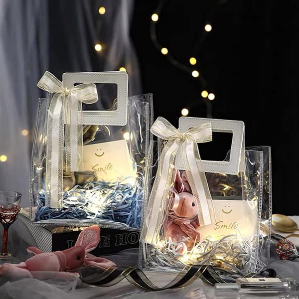 Stofpose til gaver PVC Transparent