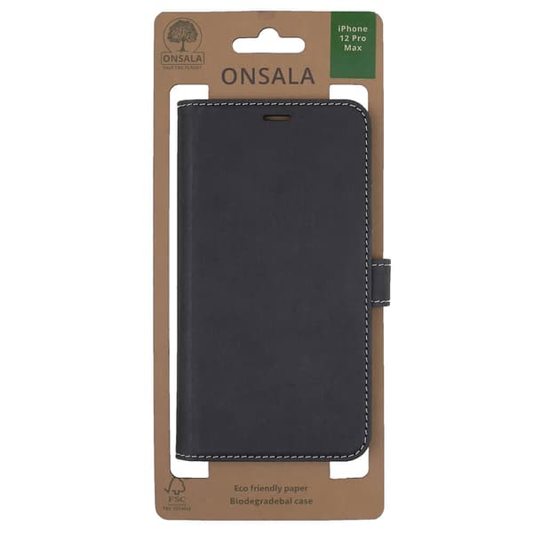 Mobilfodral Eco Svart - iPhone 12 Pro Max