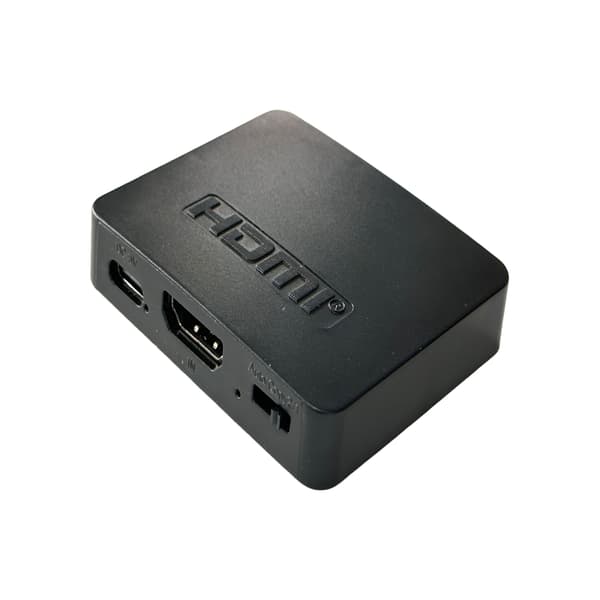 4K HDMI splitter 1 in / 2 ut Black
