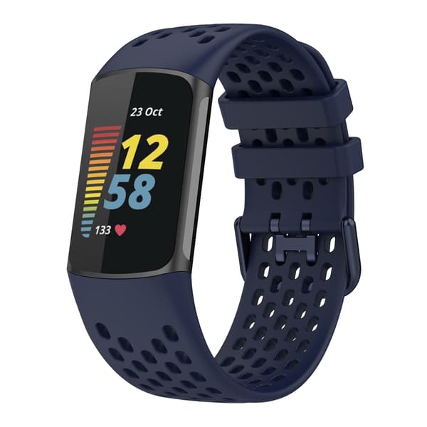 Silikone urrem til Fitbit Charge 6/5 DarkBlue