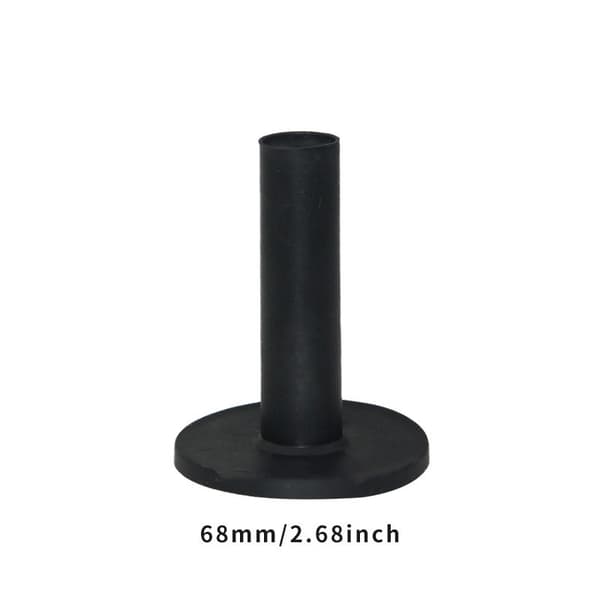 Gummi golf tees til driving range 3 størrelser 58/68/85 mm 3-pak Black