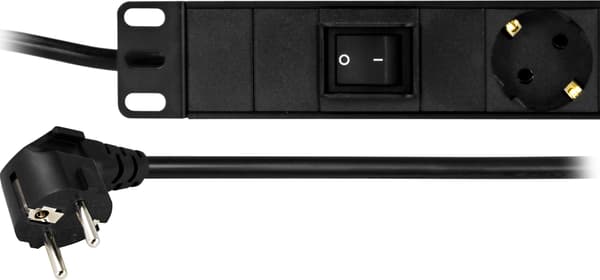 Powerstrip w/ 6xCEE 7/3 socket 1xCEE 7/7 19 "1U 3m cable