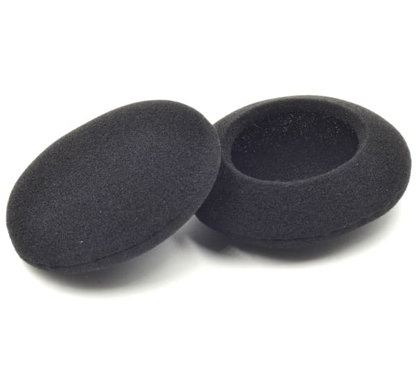 5 par øreputer for øretelefoner Black 48mm