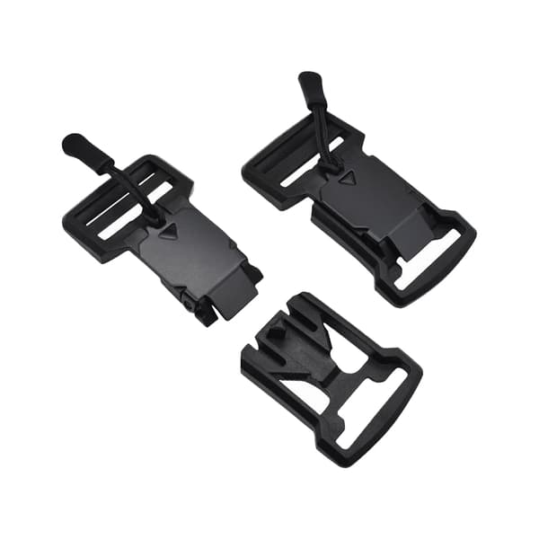 2-pack Magnetiska Spännen Svarta - Snabbkoppling för Väskor och Utrustning Model 11