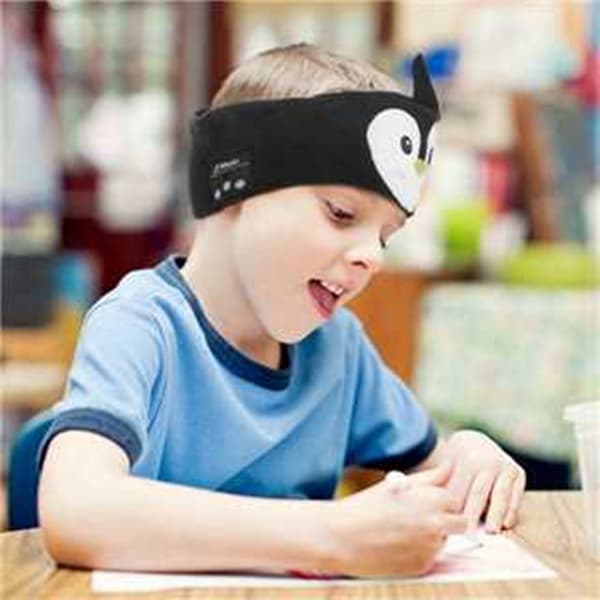 Bluetooth 5.0 Sovemaske med Bluetooth-hodetelefoner Black