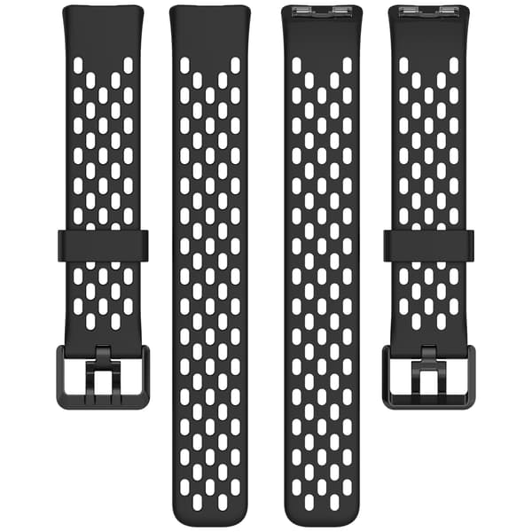 Utskiftingrem til Huawei Band 10/9/8 - Pustende design med hull Black