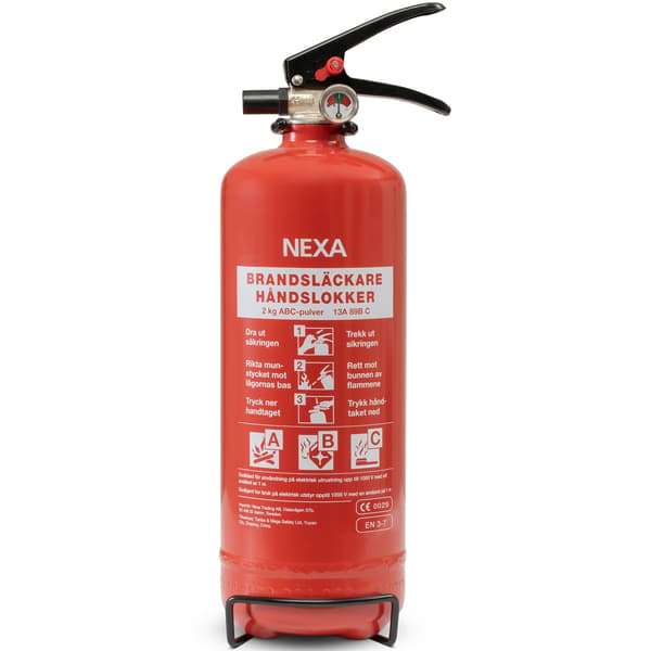 Brandslukker Rød 2kg 13A