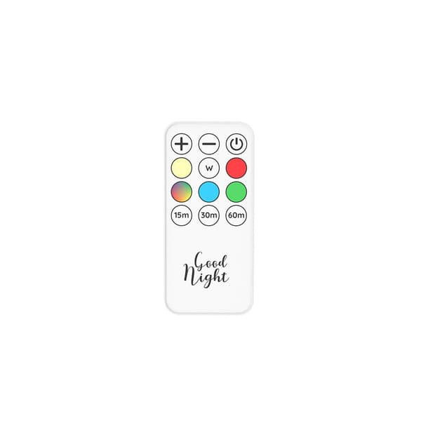 Vegg Nattlampe Wild Light Rhino Multicolor