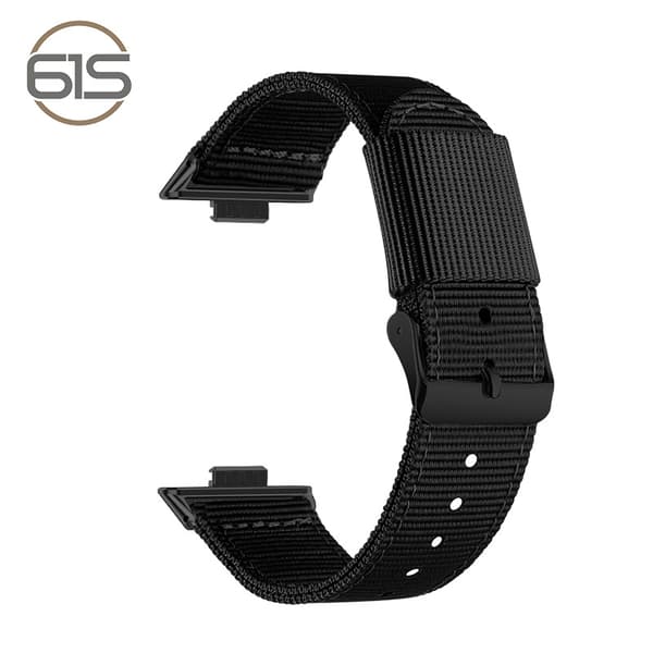 Stilfuld nylonrem til Huawei Fit 3/4/4 Pro Black