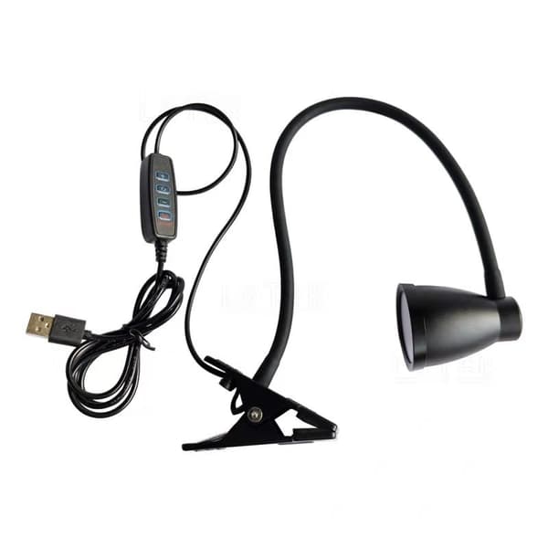 Leselampe / klipslampe med dimming 3000-6500K