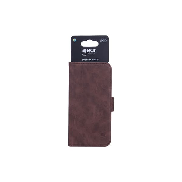 Lommebokdeksel Brun - iPhone 14 Pro