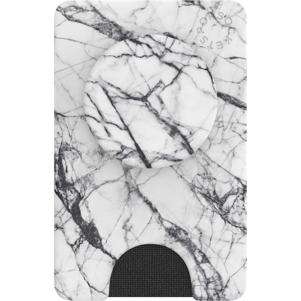PopWallet+ Dove White Marble