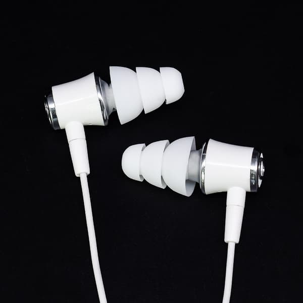 Silikon ørepropper for 4-4,5 mm, 3 størrelser Transparent