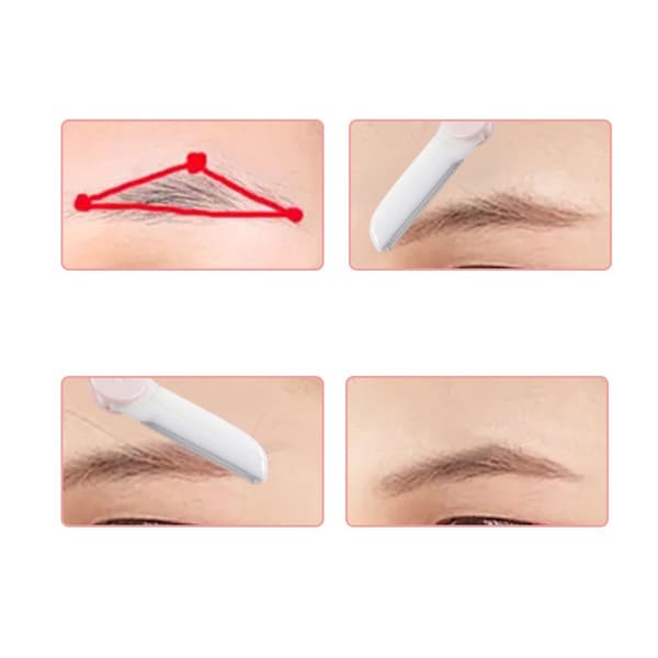 Eyebrow Razor 3-pack Green