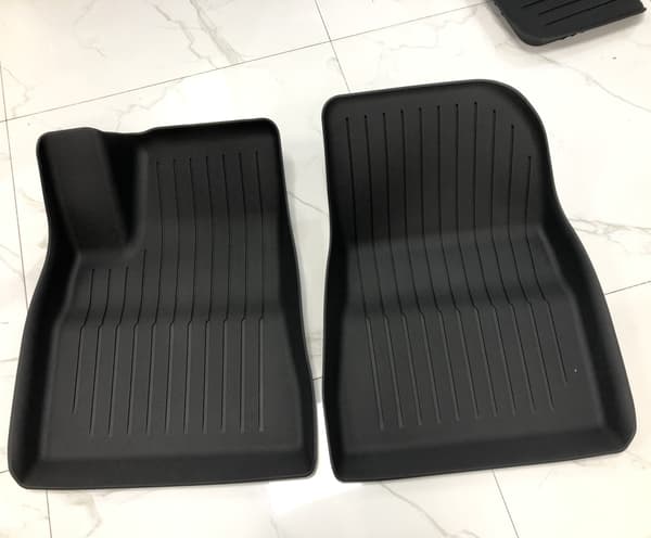 2023-2024 Tesla Model 3 Gulvmåttesæt - TPE-materiale Left Hand Drive