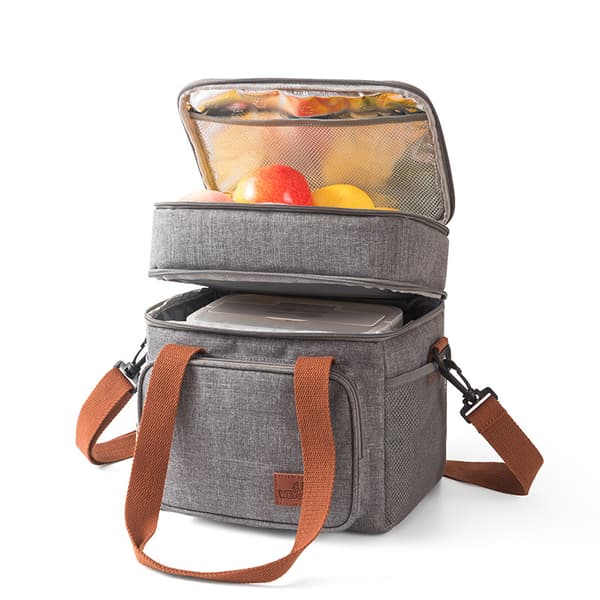 Isolert kjølebag for lunsj og piknik Grey