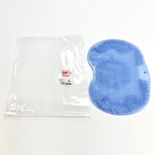 Fotskrubbmatta med Halkfria Sugkoppar Blue