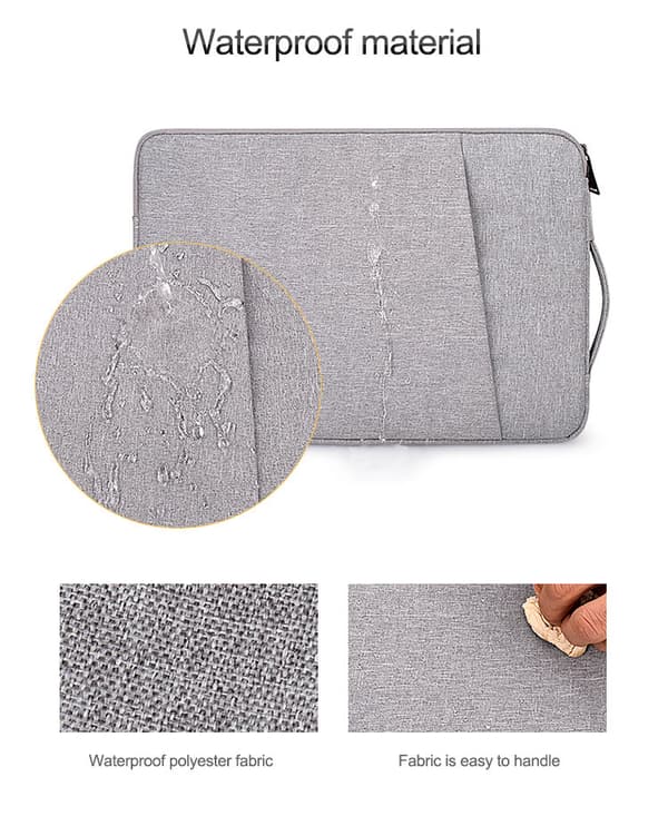 Laptoptaske 13,3 tommer kanvas Grey