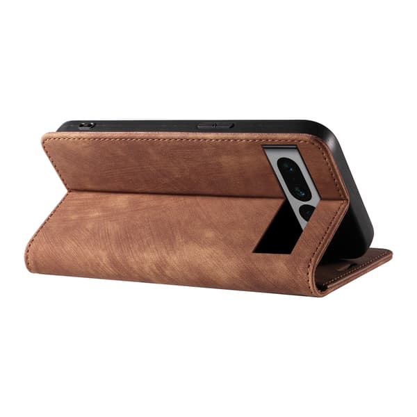 Magnetisk lærveske til Google Pixel 8 Pro Brown