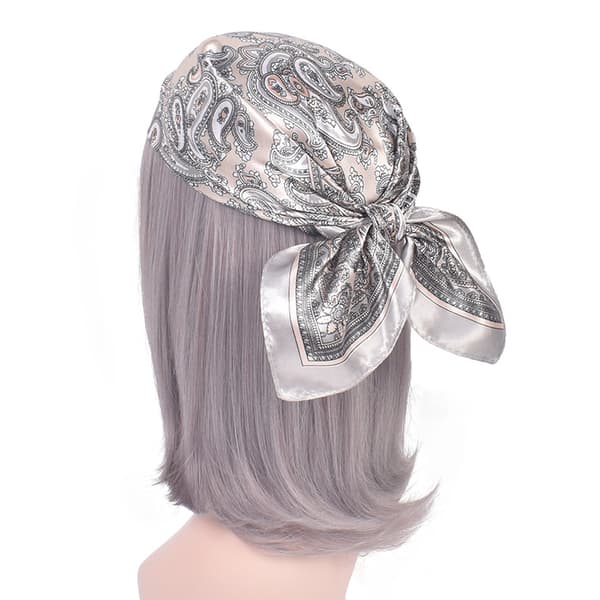 Paisley Bandana tørklæde 2-pak Grey