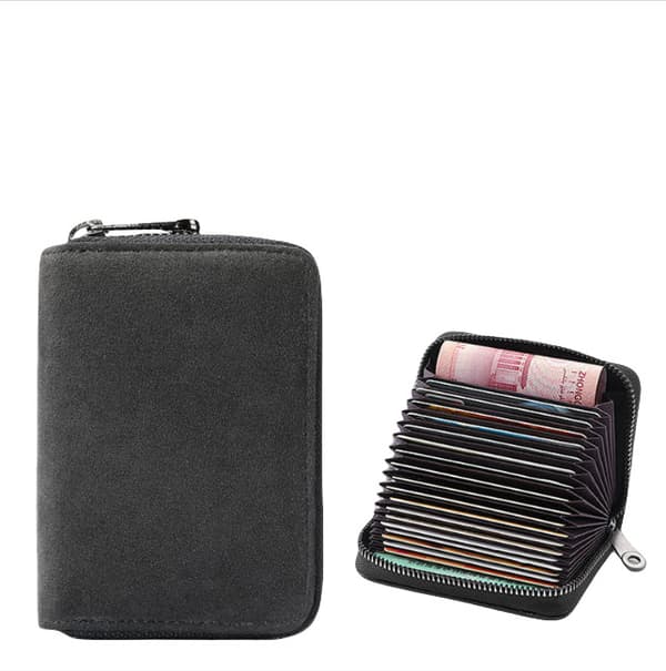 RFID-blokerende Herre-Kortholder Black