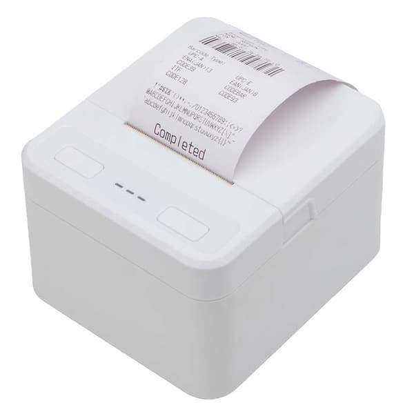 58mm USB+Bluetooth Termisk Kvitteringsprinter - Hurtig, Bærbar POS-printer til Android, iOS & Windows White