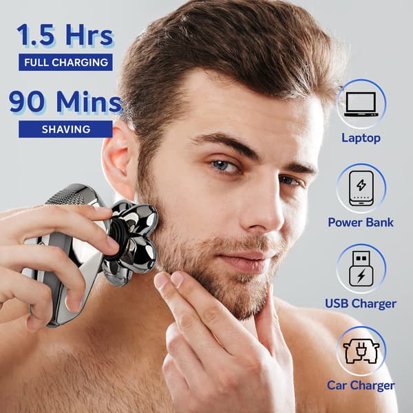 Multifunksjonell barbermaskin / trimmer for ansiktshår