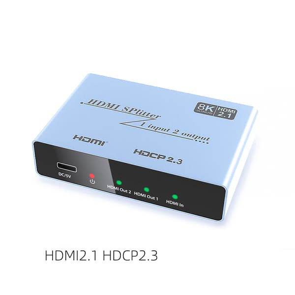 8K 1x2 HDMI Splitter - YZ-B082-V1