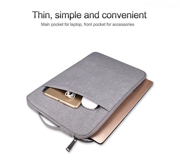 Laptopfodral 13.3 tum canvas Grey