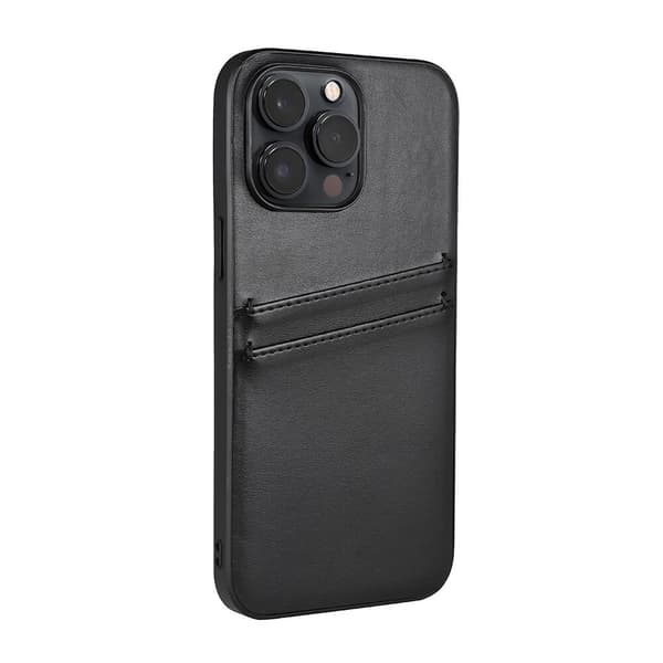 Mobildeksel PU Svart - iPhone 14 Pro Max