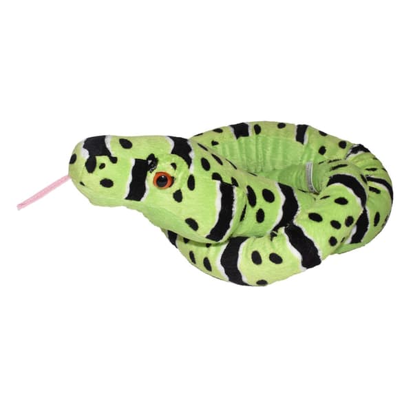 Pehmolelu Snakes 137 cm Green Rock Rattlesnake