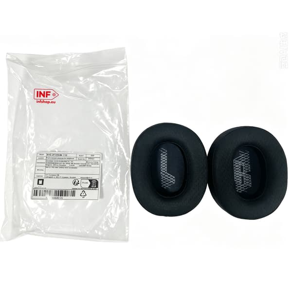 Øreputer for JBL E65BTNC/ Duet NC/Live 650 BTNC/Live 660 BTNC Black