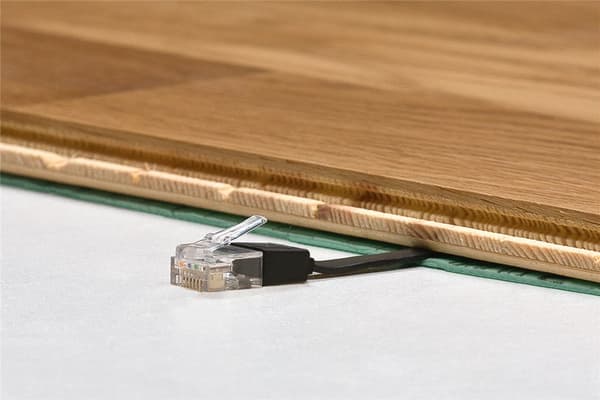 CAT 6 flat patchkabel, U/UTP, fiolett