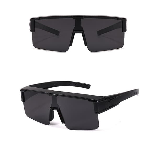 Polariserede Clip-on Solbriller - Blank Sort Ramme