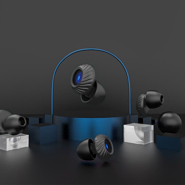 1 par Bullerreducerande Öronproppar Black