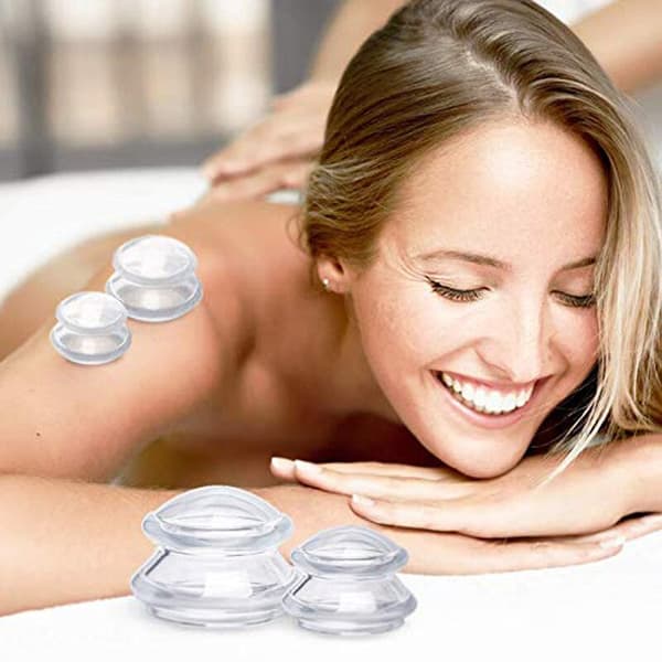 Koppning för helkroppsmassage 4-pack (L-XS) Vit