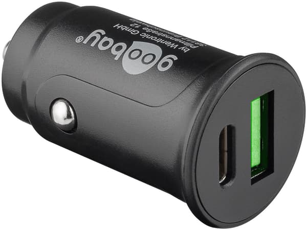 Dobbel USB-billader USB-C™ PD (strømforsyning) (27 W)