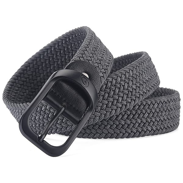 Miesten elastinen kudottu vyö 105 cm Grey
