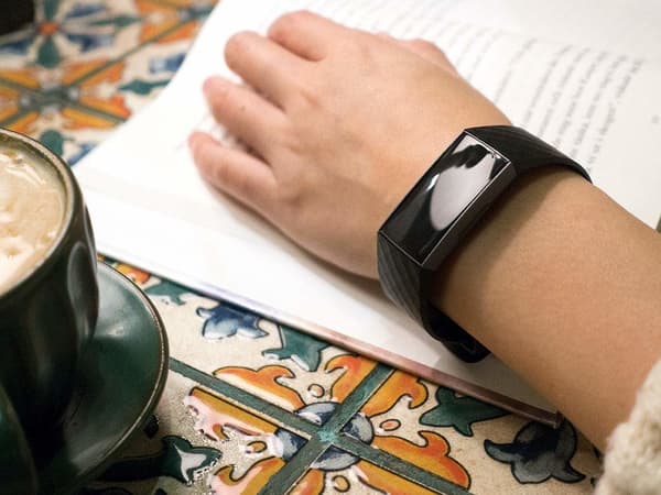 Fitbit Charge 3/4 armbånd silikone (S) Black