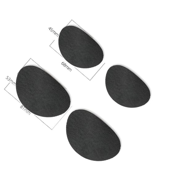 Selvklebende skoreparasjonslapper, 8-pakning Black