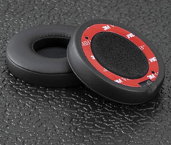 Ørepuder til Beats Solo 2/3 PU læder 1 par Sort