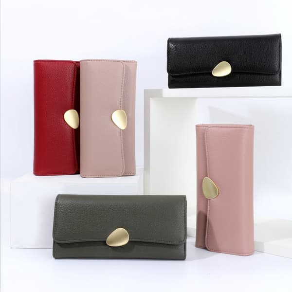 Kvindepung med tredelt fold Red