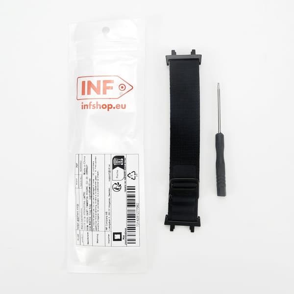Kompatibel med nylon loop rem til Amazfit T-Rex 2 Black